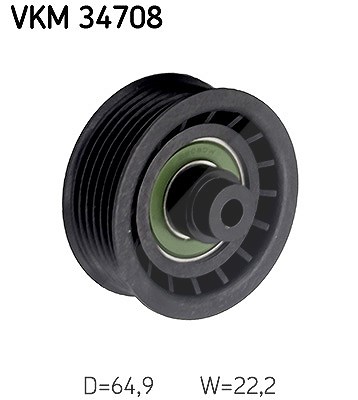 Skf Umlenk-/Führungsrolle, Keilrippenriemen [Hersteller-Nr. VKM34708] für Ford von SKF