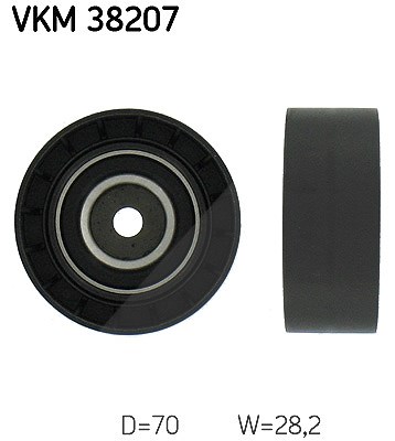 Skf Umlenk-/Führungsrolle, Keilrippenriemen [Hersteller-Nr. VKM38207] für BMW von SKF