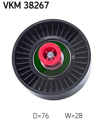 Skf Umlenk-/Führungsrolle, Keilrippenriemen [Hersteller-Nr. VKM38267] für Mercedes-Benz von SKF