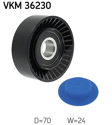 Skf Umlenk-/Führungsrolle, Keilrippenriemen [Hersteller-Nr. VKM36230] für Volvo von SKF
