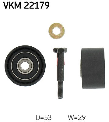 Skf Umlenk-/Führungsrolle, Zahnriemen [Hersteller-Nr. VKM22179] für Alfa Romeo, Fiat, Jeep, Lancia von SKF