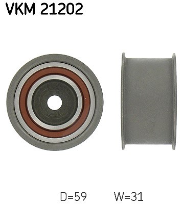 Skf Umlenk-/Führungsrolle, Zahnriemen [Hersteller-Nr. VKM21202] für Audi, Skoda, VW von SKF