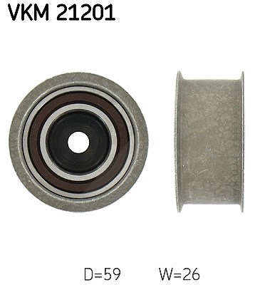 Skf Umlenk-/Führungsrolle, Zahnriemen [Hersteller-Nr. VKM21201] für Audi von SKF