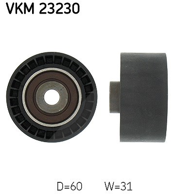Skf Umlenk-/Führungsrolle, Zahnriemen [Hersteller-Nr. VKM23230] für Citroën, Fiat, Lancia, Peugeot von SKF