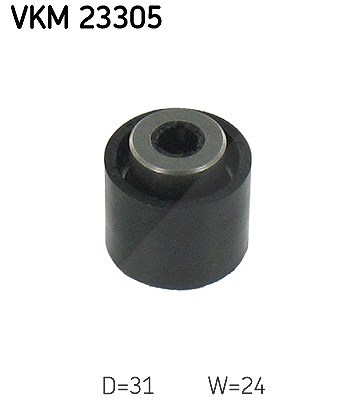 Skf Umlenk-/Führungsrolle, Zahnriemen [Hersteller-Nr. VKM23305] für Citroën, Ds, Opel, Peugeot, Toyota, Vauxhall von SKF