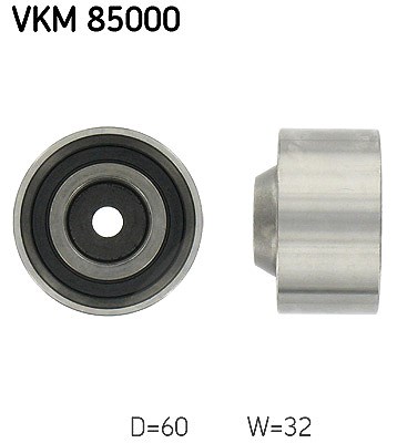 Skf Umlenk-/Führungsrolle, Zahnriemen [Hersteller-Nr. VKM85000] für Hyundai, Kia, Mitsubishi, Volvo von SKF