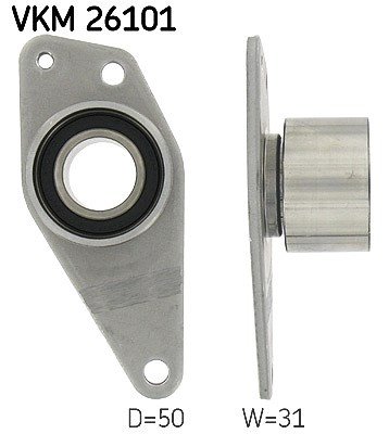 Skf Umlenk-/Führungsrolle, Zahnriemen [Hersteller-Nr. VKM26101] für Mitsubishi, Opel, Renault, Vauxhall, Volvo von SKF