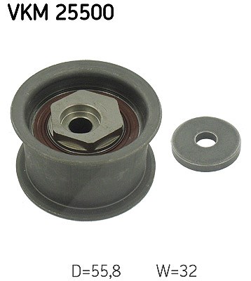 Skf Umlenk-/Führungsrolle, Zahnriemen [Hersteller-Nr. VKM25500] für Opel, Saab, Vauxhall von SKF