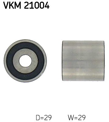 Skf Umlenk-/Führungsrolle, Zahnriemen [Hersteller-Nr. VKM21004] für Audi, Cupra, Man, Seat, Skoda, VW von SKF