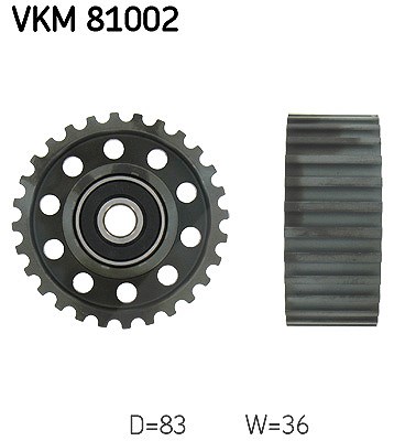 Skf Umlenk-/Führungsrolle, Zahnriemen [Hersteller-Nr. VKM81002] für Toyota, VW von SKF