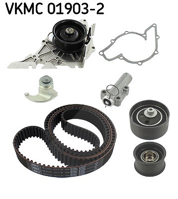 Skf Wasserpumpe + Zahnriemensatz [Hersteller-Nr. VKMC01903-2] für Audi von SKF