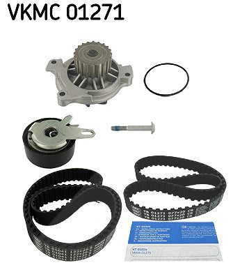 Skf Wasserpumpe + Zahnriemensatz [Hersteller-Nr. VKMC01271] für VW von SKF
