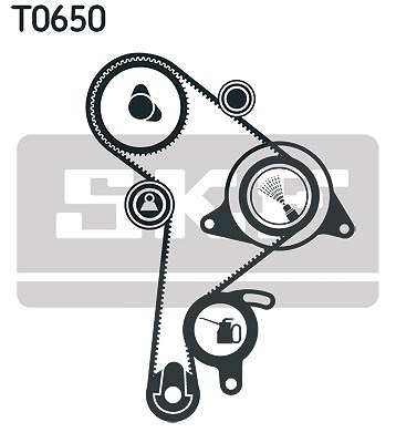 Skf Zahnriemensatz [Hersteller-Nr. VKMA01256] für Audi, VW von SKF