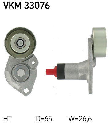 Spannrolle, Keilrippenriemen SKF VKM 33076 Spannrolle, Keilrippenriemen SKF VKM 33076 von SKF
