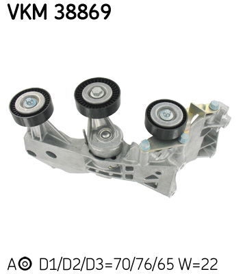 Spannrolle, Keilrippenriemen SKF VKM 38869 Spannrolle, Keilrippenriemen SKF VKM 38869 von SKF