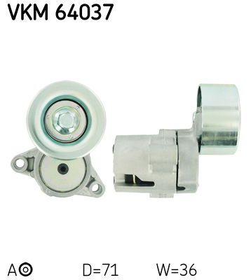 Spannrolle, Keilrippenriemen SKF VKM 64037 von SKF