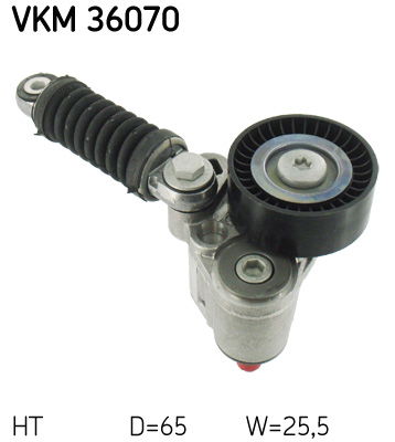 Spannrolle, Keilrippenriemen mitte rechts SKF VKM 36070 von SKF