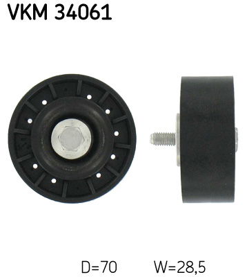 Umlenk-/Führungsrolle, Keilrippenriemen SKF VKM 34061 von SKF