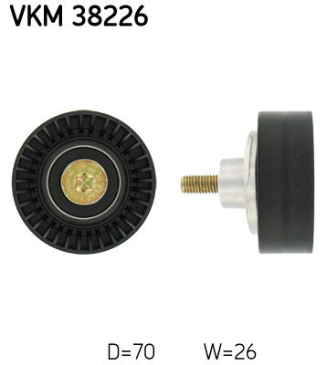 Umlenk-/Führungsrolle, Keilrippenriemen SKF VKM 38226 Umlenk-/Führungsrolle, Keilrippenriemen SKF VKM 38226 von SKF