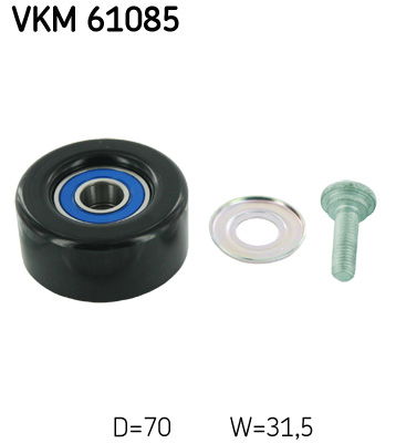 Umlenk-/Führungsrolle, Keilrippenriemen SKF VKM 61085 Umlenk-/Führungsrolle, Keilrippenriemen SKF VKM 61085 von SKF