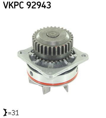 Wasserpumpe, Motorkühlung SKF VKPC 92943 Wasserpumpe, Motorkühlung SKF VKPC 92943 von SKF