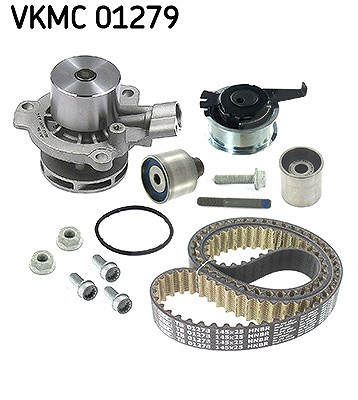 Skf Wasserpumpe + Zahnriemensatz [Hersteller-Nr. VKMC01279] für Skoda, VW von SKF