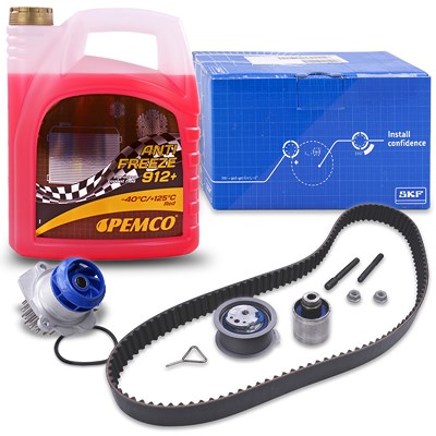 Skf Zahnriemensatz + Kühlerfrostschutz für Audi, Ford, Seat, Skoda, VW Skf Zahnriemensatz + Kühlerfrostschutz für Audi, Ford, Seat, Skoda, VW von SKF