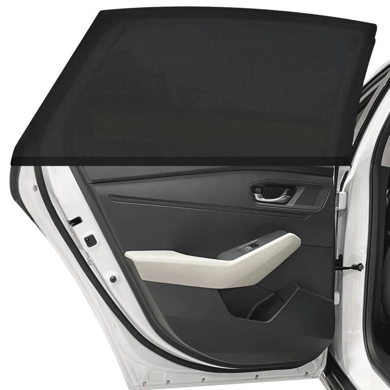2 Stück Sonnenschutz heckscheibe Auto für Smart #3 Smart 3 2023 2024 2025, Fliegengitter Autofenster dehnbar atmungsaktiv Fenster Schatten All-Round Schutz von SKNFFF