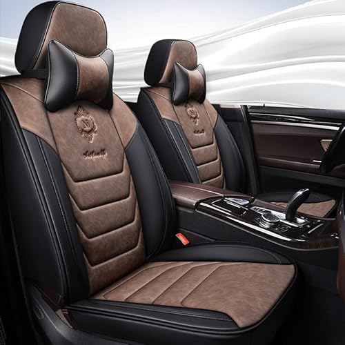 SKORDO Autositzbezüge Universal passend für Mercedes Benz GLA GLC GLC GLE GLE AME GLK Marmor Textur Nappaleder Sitzbezüge von SKORDO