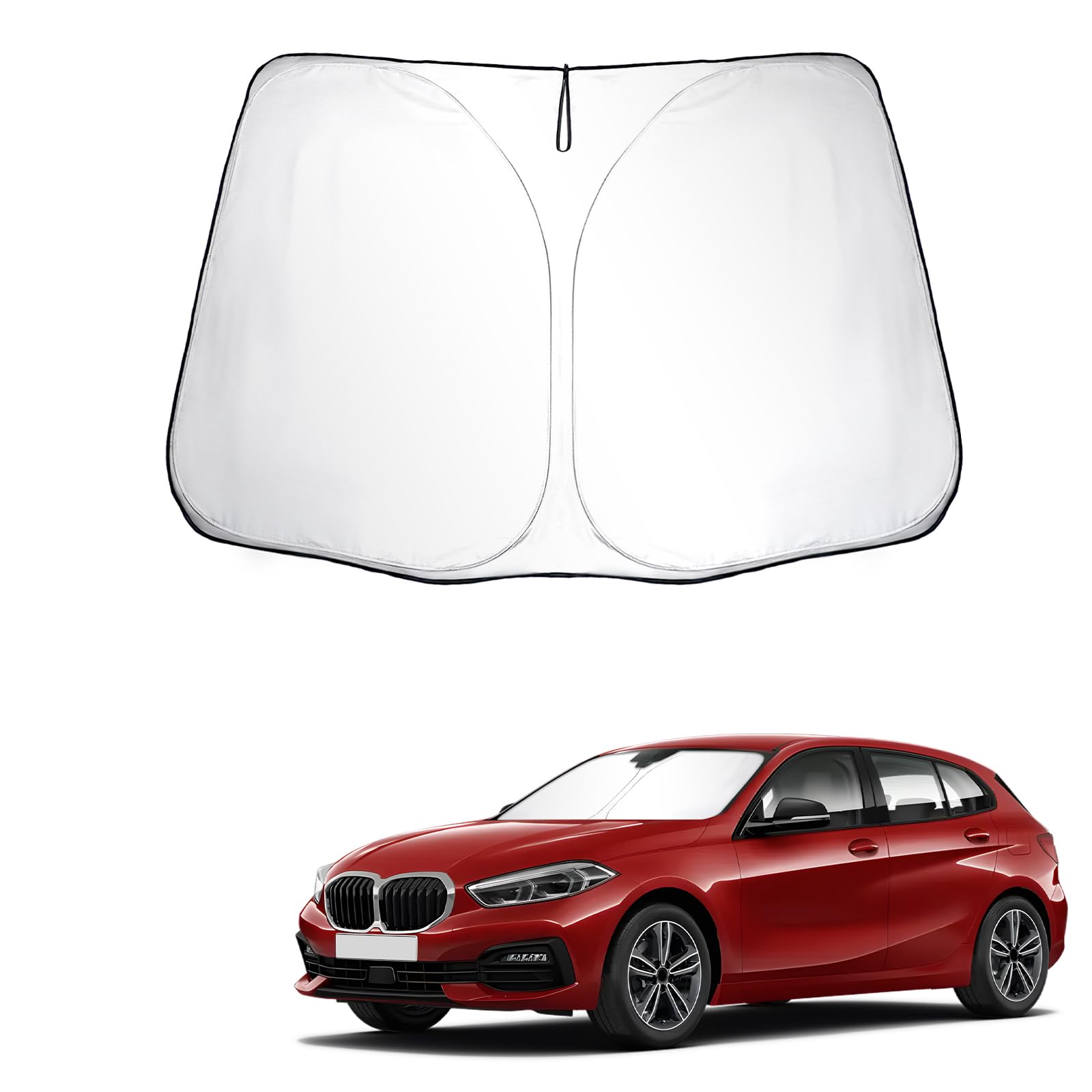 SKTU Sonnenschutz Frontscheiben kompatibel mit BMW 1er F20 F40 2er F22 F44 Innen Faltbar Frontscheibenabdeckung mit UV Schutz SKTU Sonnenschutz Frontscheiben kompatibel mit BMW 1er F20 F40 2er F22 F44 Innen Faltbar Frontscheibenabdeckung mit UV Schutz von SKTU
