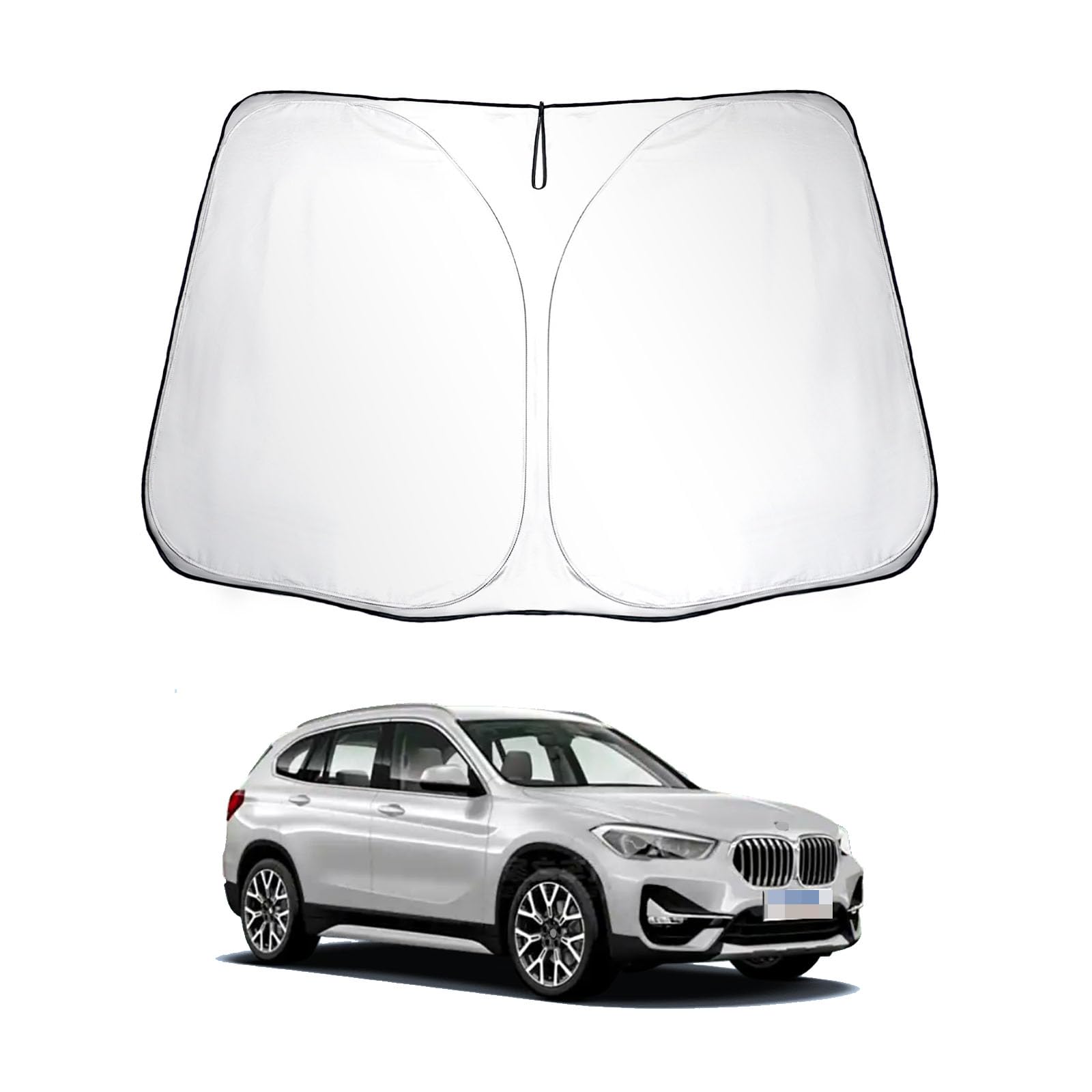 SKTU Sonnenschutz für Frontscheiben kompatibel mit BMW X1 F48 U11 2016-2024 Innen Faltbar Frontscheibenabdeckung mit UV Schutz SKTU Sonnenschutz für Frontscheiben kompatibel mit BMW X1 F48 U11 2016-2024 Innen Faltbar Frontscheibenabdeckung mit UV Schutz von SKTU