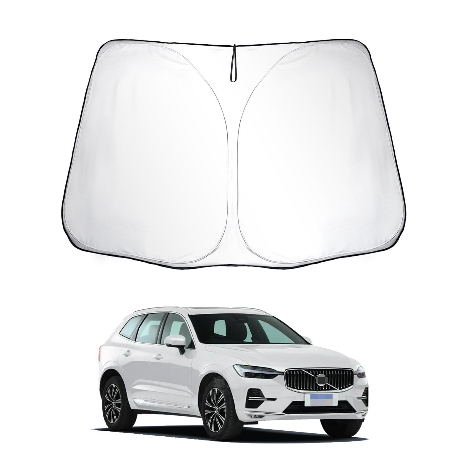 SKTU Sonnenschutz für Frontscheiben kompatibel mit Volvo XC60 2018-2024 Innen Faltbar Frontscheibenabdeckung mit UV Schutz SKTU Sonnenschutz für Frontscheiben kompatibel mit Volvo XC60 2018-2024 Innen Faltbar Frontscheibenabdeckung mit UV Schutz von SKTU
