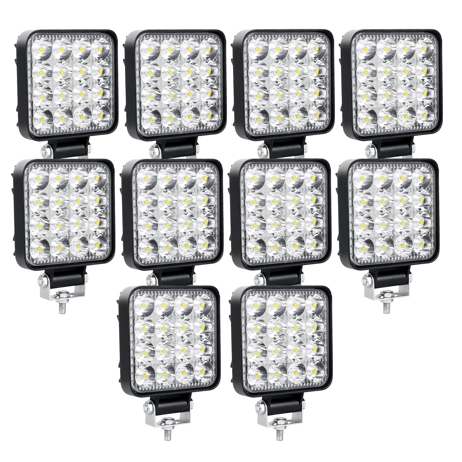 SKYWORLD 10pcs 12V led strahler kfz, 3.34 Zoll 48W Mini Spot scheinwerfer auto offroad beleuchtung nebelscheinwerfer für SUV ATV Traktor LKW 4x4, 6000K Weiß, led arbeitsscheinwerfer, led arbeitslicht SKYWORLD 10pcs 12V led strahler kfz, 3.34 Zoll 48W Mini Spot scheinwerfer auto offroad beleuchtung nebelscheinwerfer für SUV ATV Traktor LKW 4x4, 6000K Weiß, led arbeitsscheinwerfer, led arbeitslicht von SKYWORLD