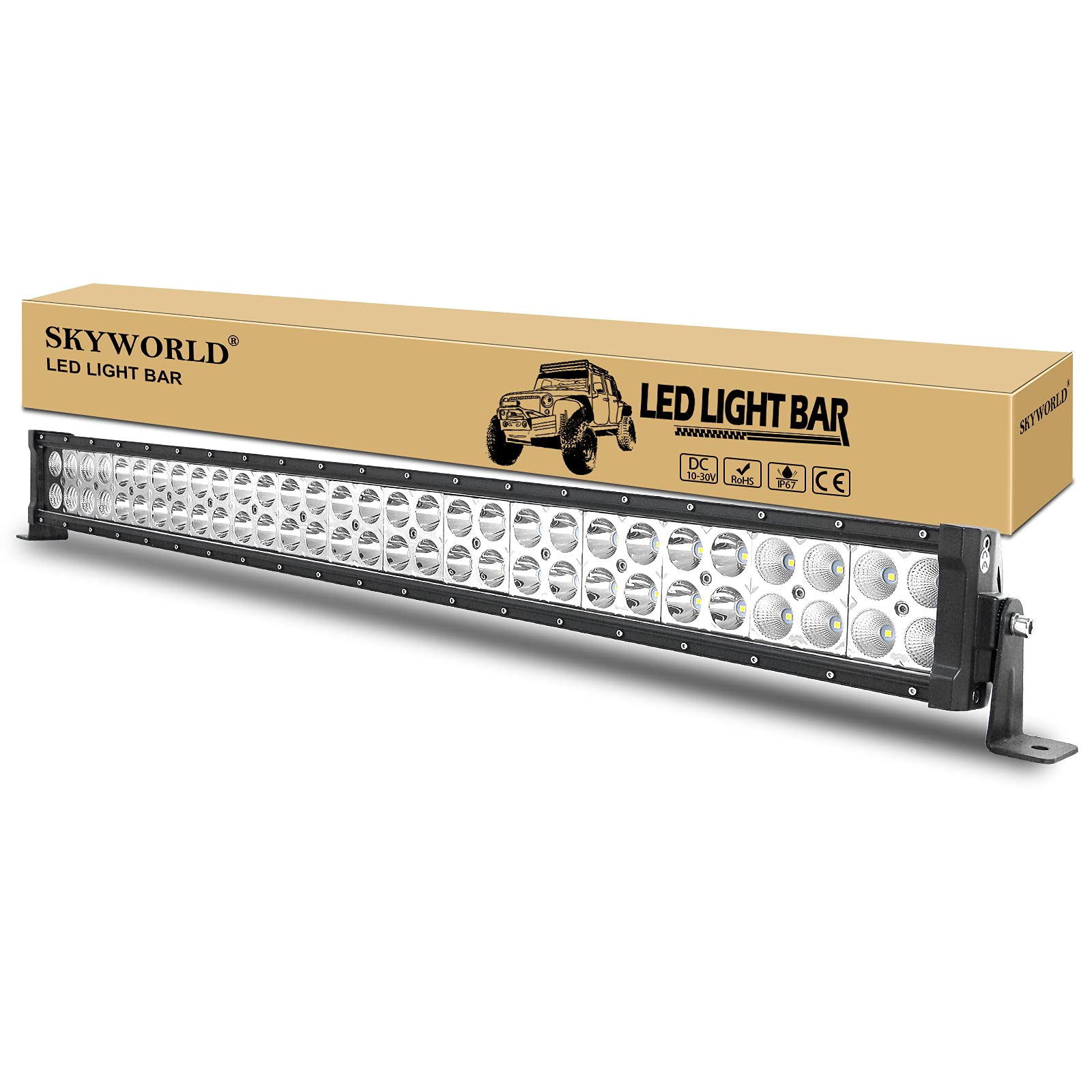 SKYWORLD 180W LED Lichtleiste 32 Zoll 81 cm Gerade Scheinwerfer LED bar Offroad Arbeitsleuchte Zusatzscheinwerfer Flood Spot Scheinwerfer Für Trecker KFZ Bagger SUV UTV ATV 12V 24V SKYWORLD 180W LED Lichtleiste 32 Zoll 81 cm Gerade Scheinwerfer LED bar Offroad Arbeitsleuchte Zusatzscheinwerfer Flood Spot Scheinwerfer Für Trecker KFZ Bagger SUV UTV ATV 12V 24V von SKYWORLD