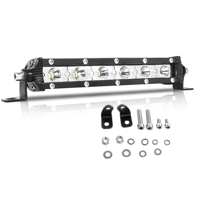 SKYWORLD 12V 30W LED Scheinwerfer,IP67 Wasserdicht, 6000K Weißlicht, Offroad Zusatzscheinwerfer für Bagger, Traktoren, Schlepper, Gabelstapler, ATV, LKW, 4x4, 1 Stück von SKYWORLD
