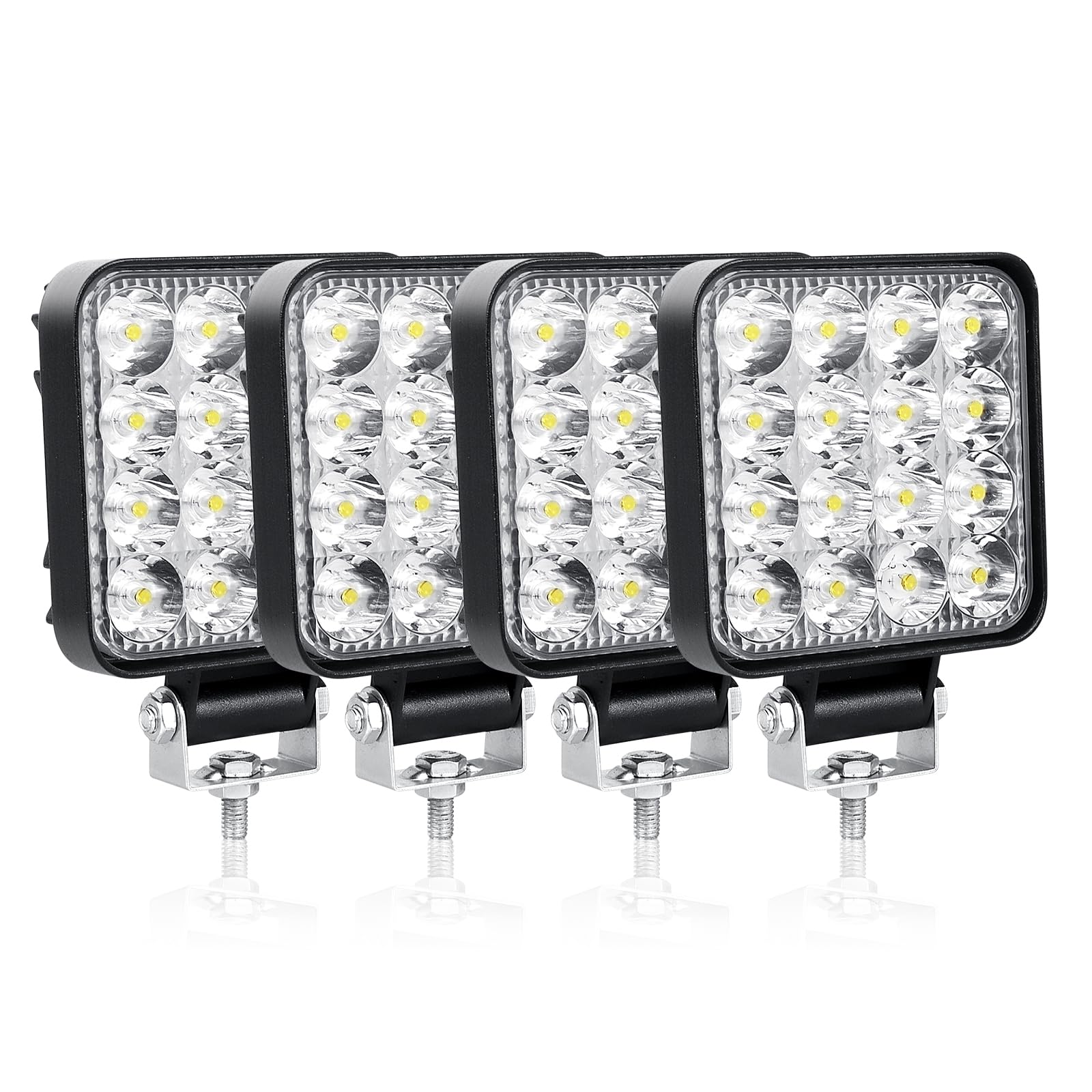 SKYWORLD 4pcs 12V led strahler kfz, 3.34 Zoll 48W Mini Spot scheinwerfer auto offroad beleuchtung nebelscheinwerfer für SUV ATV Traktor LKW 4x4, 6000K Weiß, led arbeitsscheinwerfer, led arbeitslicht SKYWORLD 4pcs 12V led strahler kfz, 3.34 Zoll 48W Mini Spot scheinwerfer auto offroad beleuchtung nebelscheinwerfer für SUV ATV Traktor LKW 4x4, 6000K Weiß, led arbeitsscheinwerfer, led arbeitslicht von SKYWORLD