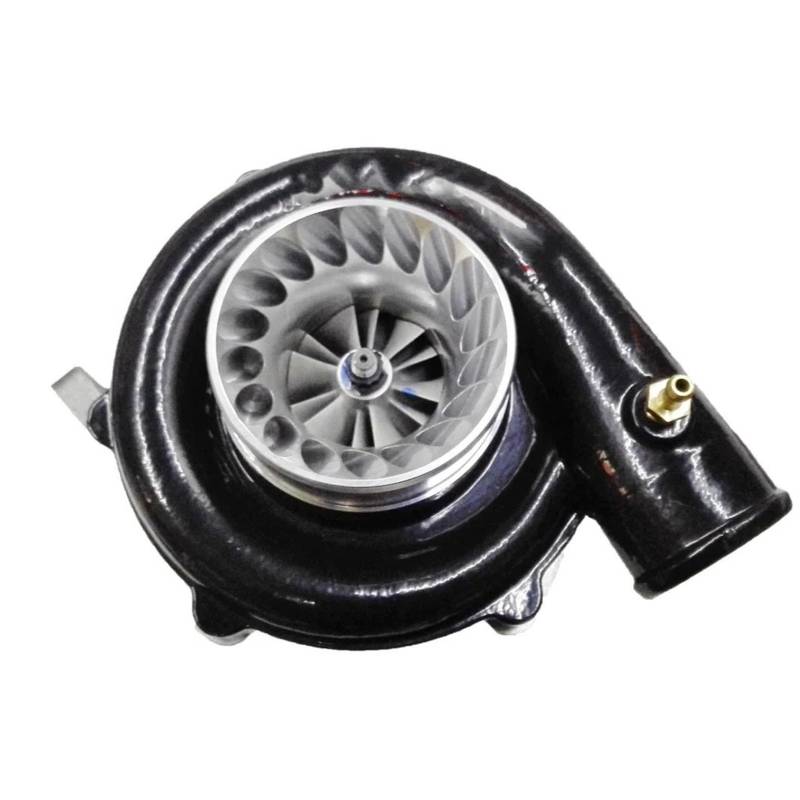 Abgasturbolader Passend Für TURBO TURBO NETICS TURBING Turbolader Mit Quadratischem Mund, Turboturbinen-Turbolader, Universal-Kugellager Hose Turbocharger von SLAHAJ