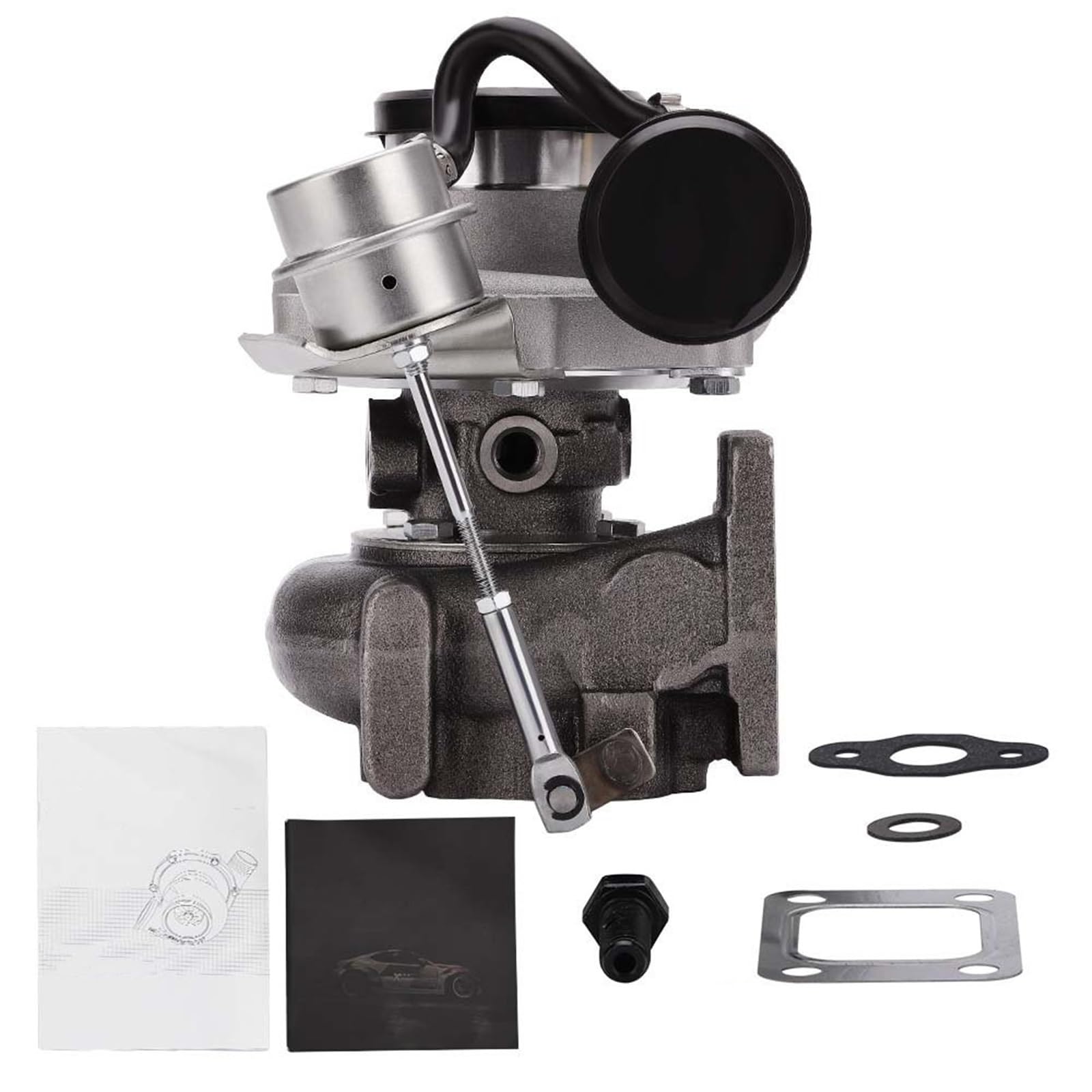 Abgasturbolader Passend für 1,5–2,0 l, für alle 4-Zylinder-Motoren mit bis zu 400 PS, GT25 T25 T28 GT28R GT2860 GT2871, Turbolader, universell Hose Turbocharger Abgasturbolader Passend für 1,5–2,0 l, für alle 4-Zylinder-Motoren mit bis zu 400 PS, GT25 T25 T28 GT28R GT2860 GT2871, Turbolader, universell Hose Turbocharger von SLAHAJ