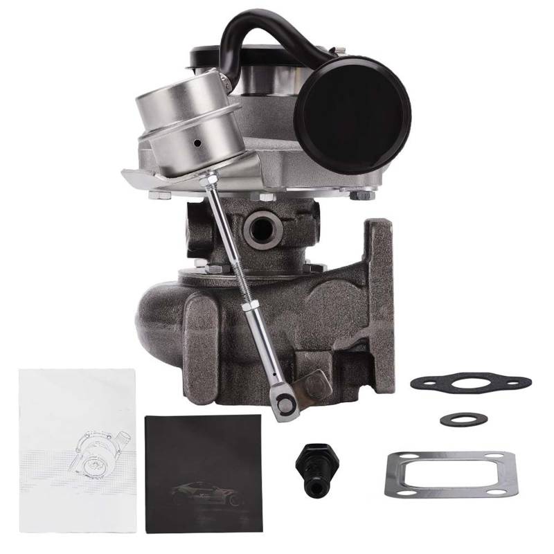 Abgasturbolader Passend für 1,5–2,0 l, für alle 4-Zylinder-Motoren mit bis zu 400 PS, GT25 T25 T28 GT28R GT2860 GT2871, Turbolader, universell Hose Turbocharger von SLAHAJ
