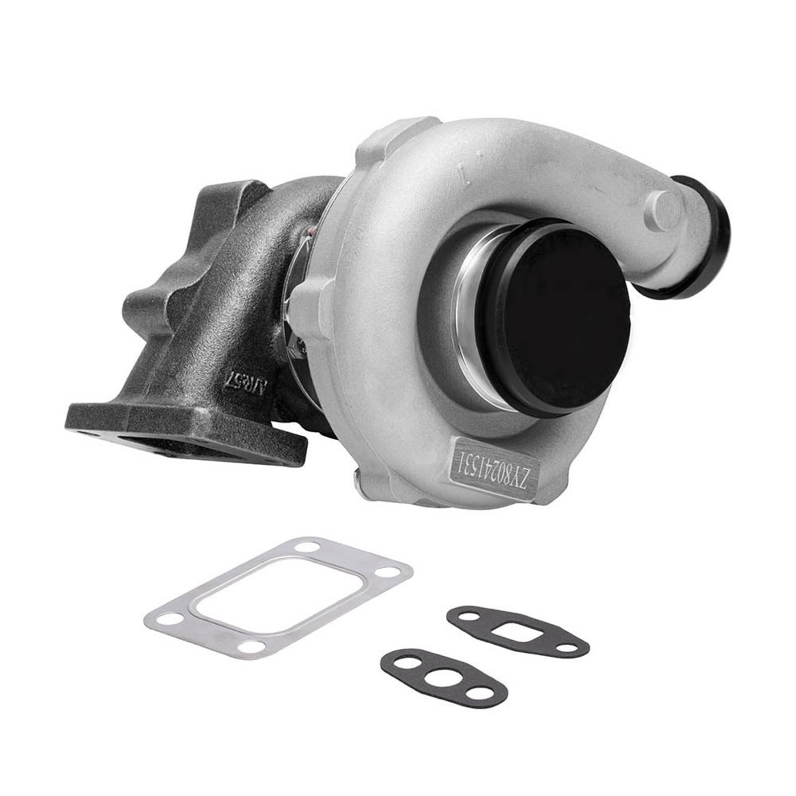 Abgasturbolader Passend für 1,5 l bis 2,5 l, 400 PS, T3-Flansch, T3, T4, T04E, .57 A/R, universeller 5-Schrauben-Turbolader Hose Turbocharger Abgasturbolader Passend für 1,5 l bis 2,5 l, 400 PS, T3-Flansch, T3, T4, T04E, .57 A/R, universeller 5-Schrauben-Turbolader Hose Turbocharger von SLAHAJ