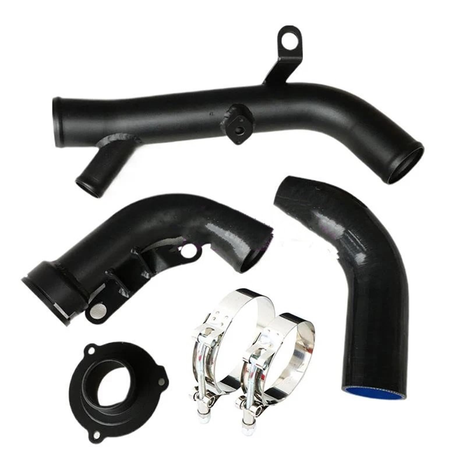 Abgasturbolader Passend für TTS R20 Golf 5 6 Golf R ED30 Mk5 ED35 Mk6/passend für Scirocco R Mk3/A3 S3 2.0 TFSI K04 EA113 Turbo-Entladungsrohr Hose Turbocharger(MK5-TP-B BLACK) von SLAHAJ