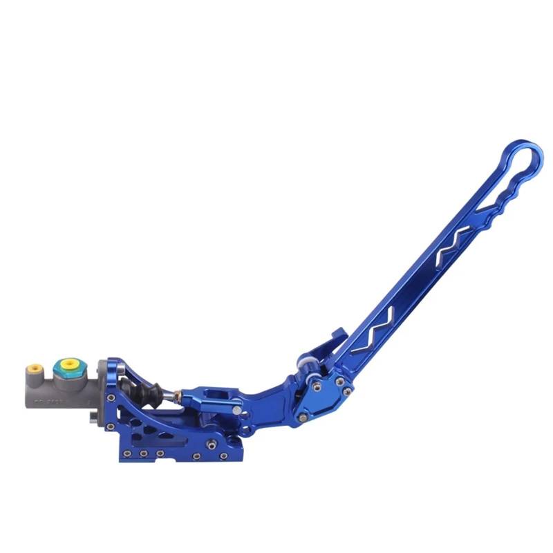 Elektrische Handbremse Fünffarbige hydraulische Racer E-Bremse Drift Rally Drift Handbremse Aluminiumstange RS-HB008 Autozubehör(Blue) von SLAHAJ