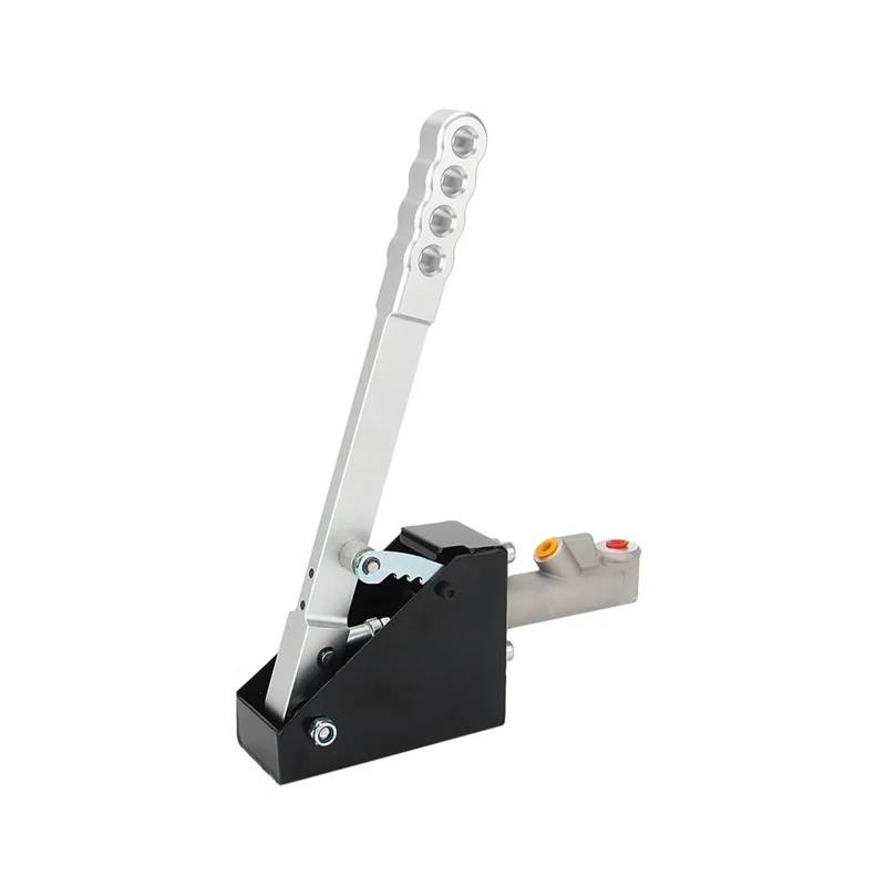Elektrische Handbremse Handbremse Aluminium Hydraulische Drift E Bremse Racing Parkplatz Handbremshebel Getriebe Universal Autozubehör(Silver) von SLAHAJ