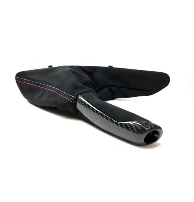 Elektrische Handbremse LHD Alcantara Auto Handbremse Griff Linkslenker Carbon Bremse Mit Alcantara F30 F31 F32 F33 F36 F80 F81 F82 F83 F84 Autozubehör(Carbon Fiber) von SLAHAJ