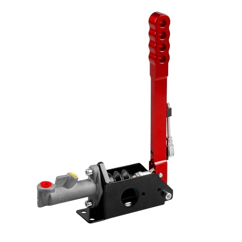 Elektrische Handbremse Universal 335mm VERTIKALE HYDRAULISCHE HANDBREMSE Für Jeep Wrangler YJ/TJ 1987-2006 HANDBREMSE Für TOYOTACOROLLA AE86 4A-GE Autozubehör(Red) von SLAHAJ