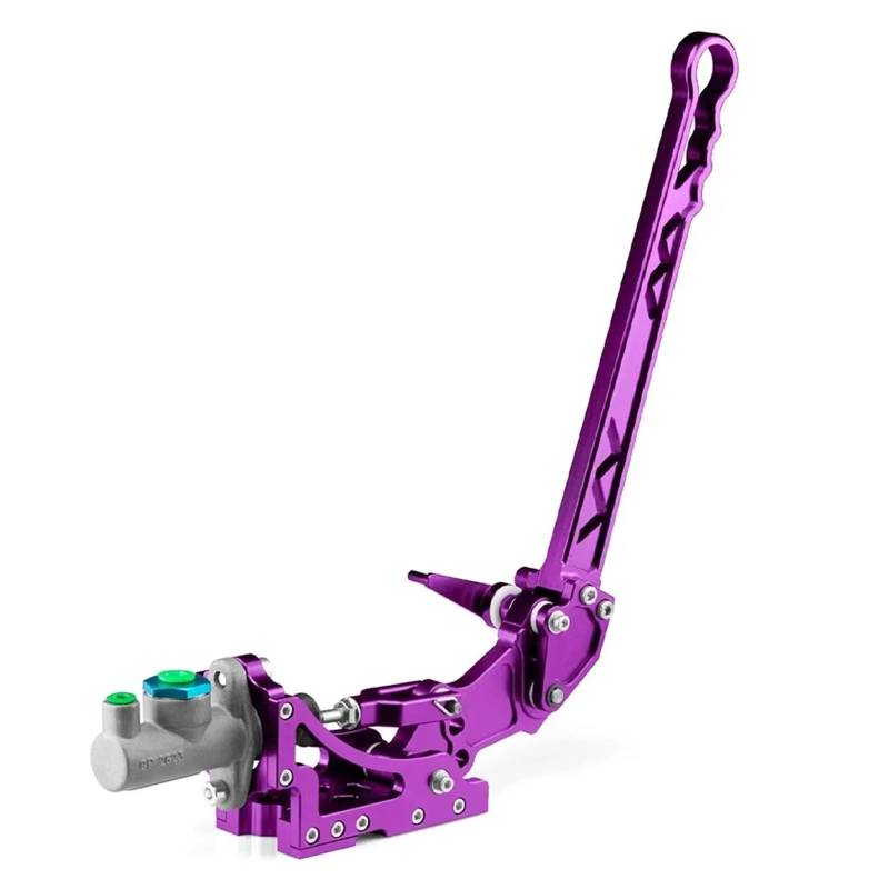 Elektrische Handbremse Universal Racing Hydraulische Handbremse Aluminium Auto Modifizierte Vertikale Drift Handbremse Parkplatz Rally Hebel Auto Teile Autozubehör(PURPLE) von SLAHAJ