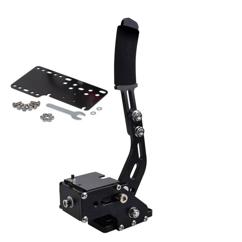 SLAHAJ Elektrische Handbremse PS4 PS5 PC USB Handbremse Anzug für Logitech G25/G27/G29 T500 Bremssystem Racing Spiel Teil Autozubehör(With plate) von SLAHAJ