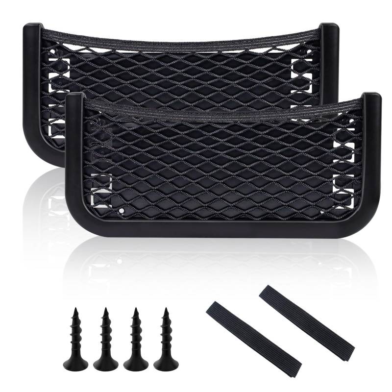 Kofferraum Netztasche，Auto Aufbewahrungsnetz Gepäcknetz Tasche，Universal Auto-Netztasche，Nylon Netztasche zur Aufbewahrung des Fahrers ，Starke Elastizität Netz für universal Auto/SUV von SLAKOZYT