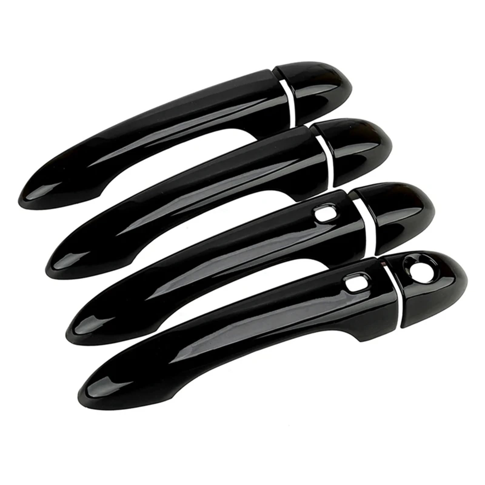 SLKDXL [Replacement] 1 Satz glänzend Schwarze Smart-Türgriffabdeckungsverkleidung, for Maserati, for Ghibli, for Limousine, 2014-2023 von SLKDXL