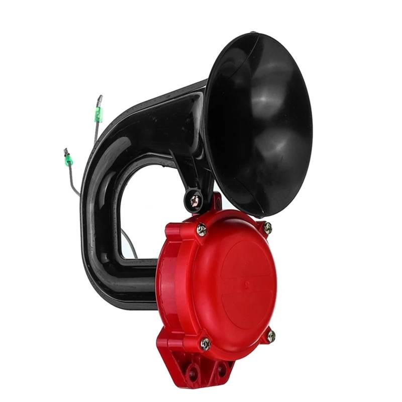 SLKDXL [Replacement] 12V 200DB Elektrisches Drucklufthorn, Lautes Trompeten-Design, for Auto, Fahrzeug, LKW, Motorrad von SLKDXL